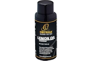 Ortega Guitars Lemon Oil Cleaner - Öl zur Pflege und Reinigung von Holzoberflächen - Zitronenöl - 60 ml (OLEM)