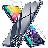 iVoler Cover per Samsung Galaxy M53 5G, Antiurto Custodia con Paraurti in TPU Morbido e 3 Pezzi Pellicola Vetro Temperato, Ul