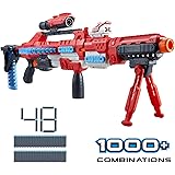 ZURU X-SHOT 36351 Excel Regenerator Foam Blaster 1000 Unique Combinations (48 Darts), Red, One Size