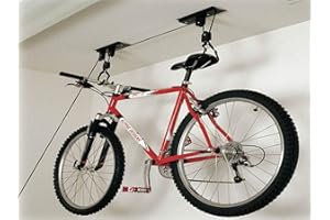 PETROLSCOOTER Bicycle Bike Cycle Ceiling Storage Rack Pulley Up To 30 KG Space Saver Storage Hoist