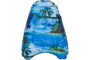 ‎BIGTREE BIGTREE Bodyboard Aufblasbar Aufblasbares Surfbrett, leichtes tragbares Schwimmenbrett mit Griffen, weiche Bodyboards zum Schwimmen, Lernen Hilfsmatte, geeignet für mehrere Szenarien
