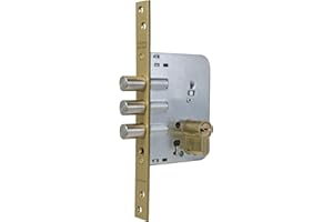 Tesa Assa Abloy, R101B566E, Cerradura de seguridad monopunto R101B, Acero Esmaltado