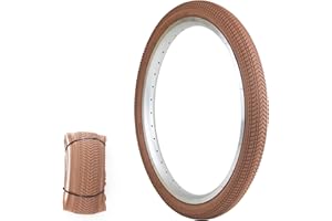 M MEGHNA MEGHNA Pneu de vélo multicolore pour enfant 20 x 1,75/2,125 Pneu pour poussette