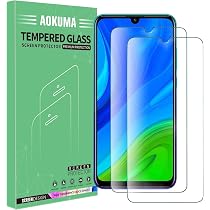 REY Pack 2X Pellicola salvaschermo per Huawei P Smart Z - Huawei Y9 Prime 2019, Vetro temperato, di qualità Premium