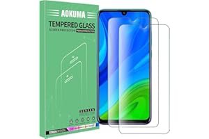 AOKUMA für Huawei P Smart 2020 Schutzfolie, 【2 Stücke】 Glas kompatibel mit Huawei P Smart 2020 Schutzfolie, Premium Glasfolie mit 9H Härte, Anti Kratzer, Splitterfest,Anti-Öl,Anti-Bläschen