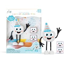 Glo Pals - Cubes Lumineux Réutilisables pour Jeu Sensoriel 4 Pa - Pippa - Vert