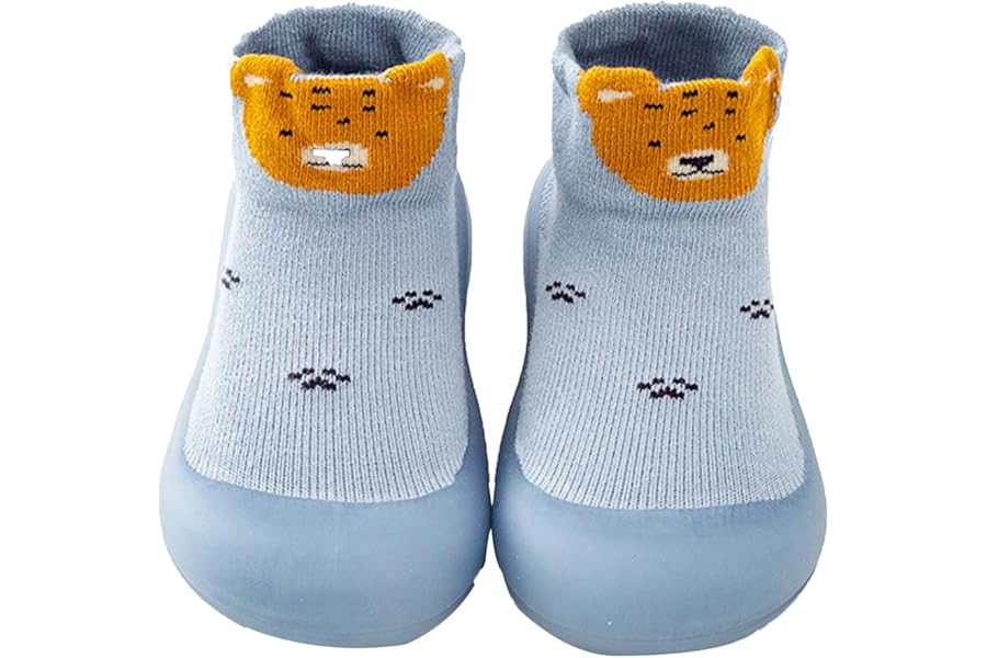 Baby Girls Boys First Walking Shoes Anti Slip Slippers Socks Barefoot Shoes Toddler Infant Non Slip Sole Shoes Breathable