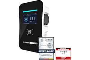 DAHEIM LADEN.DE Touch PRO Wallbox 11kW, ohne Ladekabel, mit App, MID-Stromzähler, PV-Überschussladen, Lastmanagement, RFID, 14a