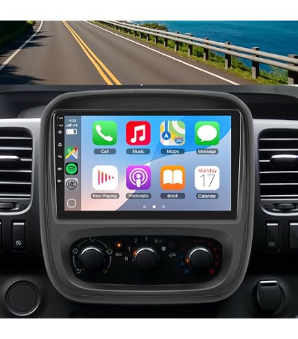 Autoradio Android 15 Pour Renault Trafic 3 / Opel Vivaro B - Écran 9" In-Cell, 4+128 Go, CarPlay/Android Auto Sans Fil - 13