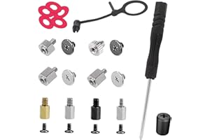 Akuoly Set di viti M.2 SSD per scheda madre PC Asus Gigabyte ASRock Msi M2 Nvme SSD, 21 pezzi