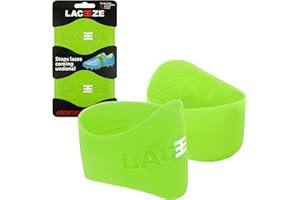 LACEEZE Original Bands – As Seen on Dragons' Den – Ribbed Technology – Secure Laces, Prevents Unraveling, Fits Shoe Size UK C13 – UK 6.5, Ideal for Sports Shoes, Football, Rugby