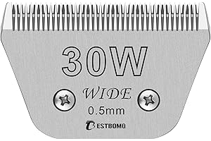 BESTBOMG Dog Grooming Replacement Blade Compatible with Andis/Wahl/Oster Dog Clippers (30W)