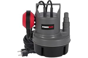 Powerplus Pompe à Eau Électrique POWEW67900 - Pompe à Eau Submersible de 200 W, Maximale de 35°C, 3500 l/h, Outillage de Jardin