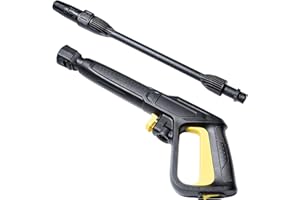 YUET Pistola a Spruzzo e Kit Lancia per Karcher K2 K3 K4 K5 K6 K7 Serie Idropulitrice, Pistola di Ricambio Quick Connect per Idropulitrici, Ugello a Spruzzo Regolabile per Lavaggio Auto