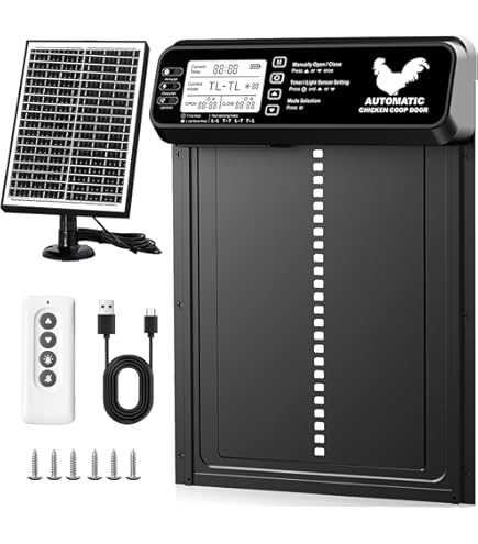 4 Aa Batterie Power Garten Automatische Huhn Coop Opener Mit Aluminium Tür - Buy