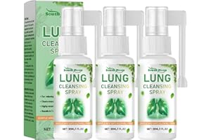 CARRENEU 3 Stück Lung Enhancement and Care Inhaler,Lungenreinigungsspray,Lung Cleansing Spray,Klären Den Atemschleim,Schützen die Lungengesundheit,für die Meisten Menschen Geeignet