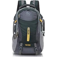 HEROZ Hacker 50 litres Nylon Travel Laptop Backpack Water Resistant Slim Durable Computer Book Bag Tracking Fits Up to…