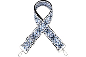 Vegena Schultergurt für Taschen Breit 5cm - Verstellbarer Taschengurt zum Wechseln - Schulterriemen für Taschen Mehrfarbiger Boho für Handtaschen Damen 75-135cm