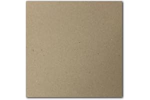 DESKTOP PUBLISHING SUPPLIES 30pt 12" x 12" Chipboard - Brown Kraft Cardboard (25 Sheets)