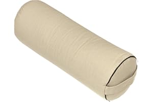 ‎BODHI Yoga- und Pilates-Bolster „Made in Germany“, 65 x Ø 23cm groß, mit Dinkel-Füllung aus unserer Bodhi Manufaktur