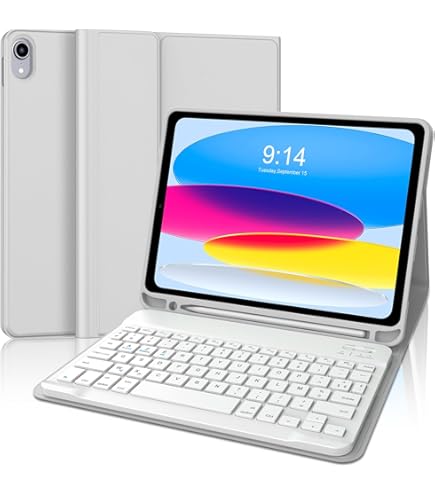 APHBZGE Tastatur Hülle für iPad 11/10. Generation, abnehmbare Bluetooth-Tastaturhülle für iPad A16 2025 11 Zoll/10. Gen 2022 10,9 Zoll mit Stifthalter, quadratischen Tastenkappen, Blau APHBZGE Tastatur Hülle für iPad 11/10. Generation, abnehmbare Bluetooth-Tastaturhülle für iPad A16 2025 11 Zoll/10. Gen 2022 10,9 Zoll mit Stifthalter, quadratischen Tastenkappen, Blau