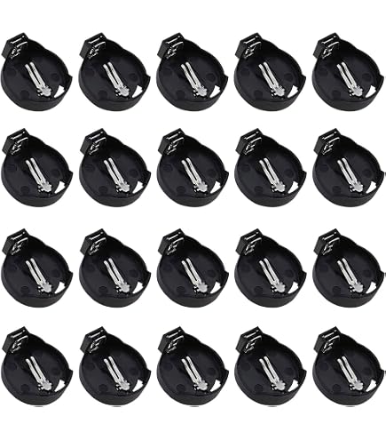 3x Batteriehalter Für Knopfzellen CR1216/CR1220 – SMD-Montage, RM 17,92 Mm, Goldfarben