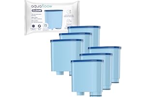 WESSPER Aquafloow Filtro Acqua di Ricambio Compatibile con Philips® AquaClean® CA6903/10 & CA6903/22, Saeco® LatteGo® Serie 2200–5400 Cartuccia Anticalcare per Macchina Caffè Automatica Espresso (6x)