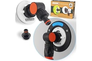 MaJoCompTec® WATERTWIN Tankadapter Wasserfilter Zähler Set | Wohnmobil Wasser Tankdeckel Zubehör | Einfüllstutzen Adapter kompatibel mit Gardena | Typ 3-Pin D:78 (FLEX-Set)
