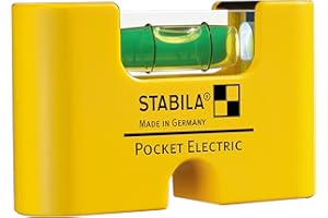 Stabila Typ 70 Pocket Electric Poziomica Kieszonkowa, Żółty, 7 cm