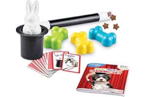Brightkins Magic Trick! Training Set, Dog Training Set, Dog Training and Behaviour Solutions, Dog Toys, Pet Toys, Dog Training Clickers, Training & Behaviour Aids for Dogs, 17 Pieces