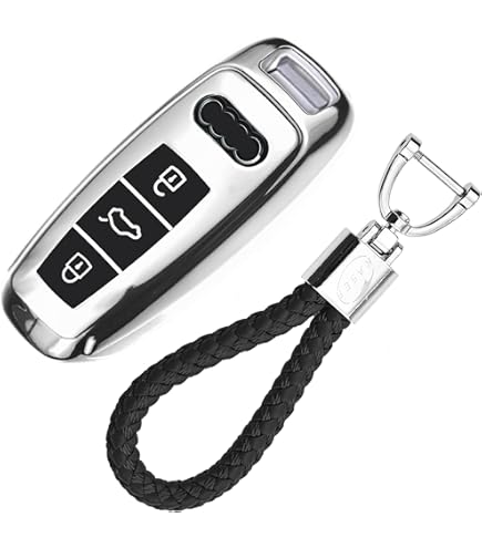 Custodia Silicone Per Chiave Audi - Cover Protettiva TPU Morbida Per Modelli A6 A7 A8 Q7 Q8 Con Keyless - Foto 13