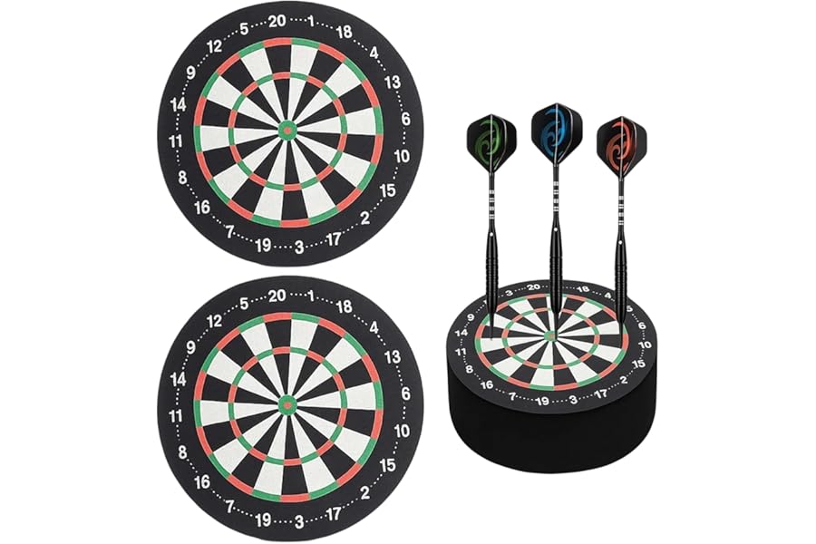 Darts Holder, Professional Dart Accessories, 2 Dart Board Stand with Compact Design, Space-Saving Storage Solution for Home Game Rooms and Dart Clubs, 10 x 10 x 4 cm Dimensions