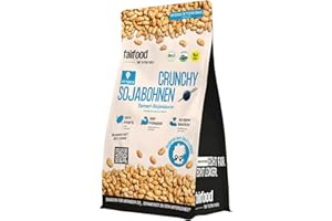 ‎FAIRFOOD FREIBURG fairfood Crunchy Bio Sojabohnen geröstet 500 g – Mit Tamari Sojasauce – Vegan & proteinreich – Knuspriger Snack aus eigener Manufaktur