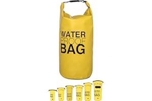 DonDon Dry Bag Borsa Impermeabile da 2l, 5l, 10l, 15l, 20l, 30l con Tracolla
