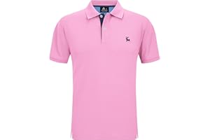 JACKETOWN Polo de Golf de Manga Corta para Hombre Camisa Deportiva Casual de Secado RáPido Camiseta Transpirable para Exterior Polo de Verano para Hombre