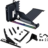 Lian Li ATX PC Kasası 4 Yuvalı Dikey GPU Kiti (VG4v4 Siyah) | Premium Gen 5 Y&uuml;kseltici Kablo PCI-E 5.0 x16-200mm, PCIe 3.0/4.