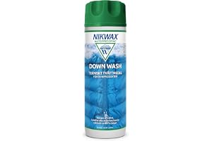 Nikwax Down Wash 300ml – Tvättmedel för dunjackor och sovsäckar. Rengör både hydrofobt och vanligt dun samtidigt som isolering och vattenavvisande egenskaper bevaras. PFAS-fritt