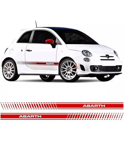 Adesivi ABARTH 500 logo scorpione auto 595 tuning sticker