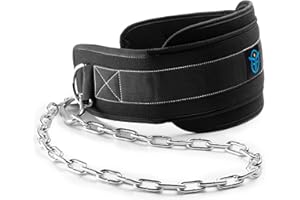 Eric Flag Ceinture Lestée pour la Musculation, Street Workout, Calisthenics - Ceinture de Lest pour Hommes et Femmes avec Chaîne ou Corde, Adaptée à Chaque Morphologie - Jusqu'à 300 KG de Charge