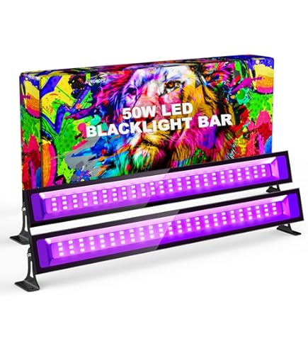 Projecteur Lumière Noire LED 60W - 395nm UV, Étanche IP66, Parfait Pour Halloween Soirees Fluo Bars Et Discotheques 97634712 - Foto 5