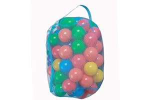 VIVAAS 100PCS Kids Soft Pit Balls Plastic Play Balls Crush Proof, No Sharp Edges, Non Toxic, Phthalate & BPA Free Indoor, Outdoor Use In Kids Toddler Ball Pit Bath Tubs Swimming Pools