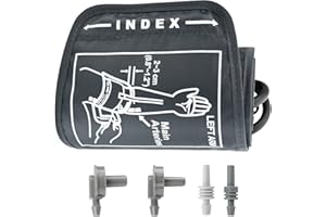 GLAITC Bransoletka do pomiaru ciśnienia 22-52 cm na ramię ze złączem, przenośne urządzenia do pomiaru ciśnienia krwi, nie obejmuje maszyny (bardzo duże)