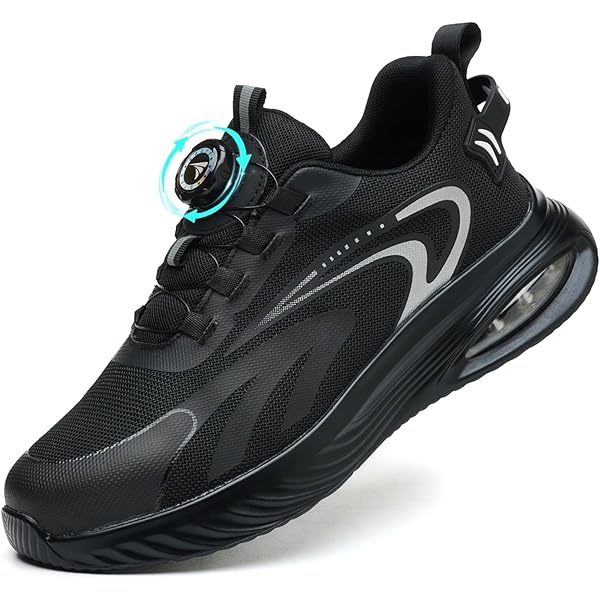 Zapatos De Seguridad U-Power Red Lion Linkin - S3 CI SRC, Talla 43, Negro