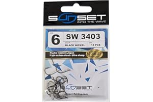 ARMERIAONLINE SINCE 1999 Ami da Pesca Amo Taglia da 2 a 12 Bracciolo Spigola Orata Lago Mare Surfcasting Esca Kit Amo con Occhiello Varie Misure Trota Lago Mare Surfcasting Pescare