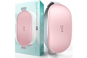 Slimpal - Cintura riscaldante per mestruazioni dolorose, cintura lombare riscaldante, di grandi dimensioni, cuscino riscaldante, per cicli mestruali dolorosi, da regalare a ragazze, donne, rosa pesca