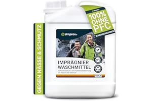 simprax® Impregnacja tekstyliów Wash-In Made in Germany - neutralny dla klimatu środek impregnujący. Przyjazna dla środowiska impregnacja do tekstyliów funkcjonalnych i zewnętrznych Gore-Tex. Pralka