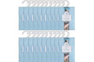 ‎XSQD 20 Stücke Aromatherapie, Lufterfrischer, Garderobe Lufterfrischer, Hanging Scent Tasche, Natürlichen Geruch Weihrauch für Sachet Closet, Sachets Knospen Tasche Duft, Duftsäckchen (Ozean), (XXB123)