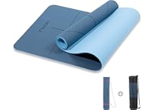 Yoga Mat, HERUI Non-Slip Fitness & Exercise Mat with Carrying Bag, Eco-Friendly Workout Mat with Alignment Lines for Yoga, Pi