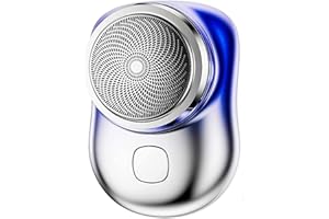 CABLELERA Afeitadora eléctrica portátil Mini Shave, Mini Afeitadora EléCtrica para Hombres, Afeitadora de Bolsillo Portátil, Práctica Afeitadora Eléctrica Recargable por USB, Adecuado para el Hogar