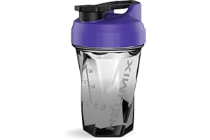 Helimix 2.0 Shaker de Proteínas, 500 ml (20 oz) - Batidora Portátil para Batidos y Smoothies - Sin Varillas, Grumos ni Baterías - Apta para Lavavajillas y Libre de BPA